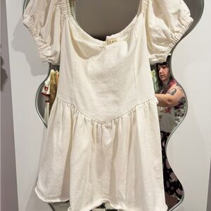 Fashion Brand Company Cream Puff Sleeve Blouse